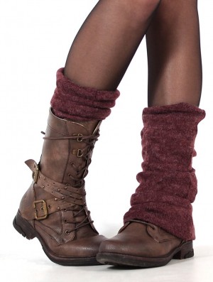 Legwarmer Toonzshop Käa Legwarmers Damskie Wine | IGCJL-0174