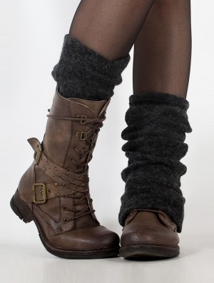 Legwarmer Toonzshop Käa Legwarmers Damskie Szare | NHGER-6038