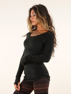 Pulower Toonzshop Aëlys Pullover Damskie Czarne | YBKIN-2689