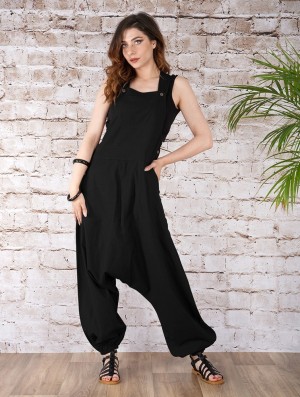 Spodnie Toonzshop Bhakta Harem Pant Overalls Damskie Czarne | UHWQE-1453