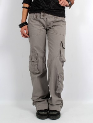 Spodnie Toonzshop Molecule Cargo Pants 45062 Damskie Szare | MSQTL-0687