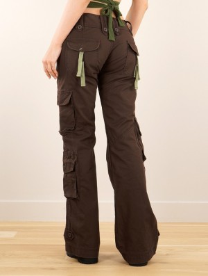 Spodnie Toonzshop Molecule Cargo Pants 45062 Damskie Brązowe | WPNXK-0895