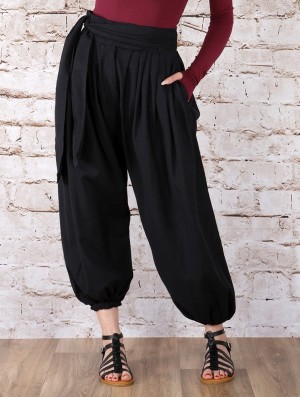 Spodnie Toonzshop Nayma Harem Pants Damskie Czarne | THQJZ-8629