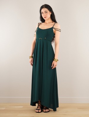 Sukienka Toonzshop Massaläa Long Dress Damskie Ciemny | IQBKA-5819