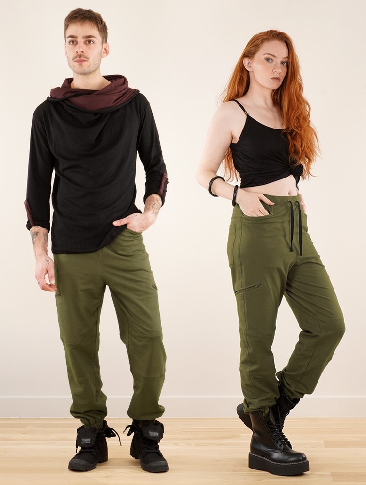 Joggery Toonzshop Narayan Gender Neutral Joggers Damskie Zielone | ZKUGB-9184