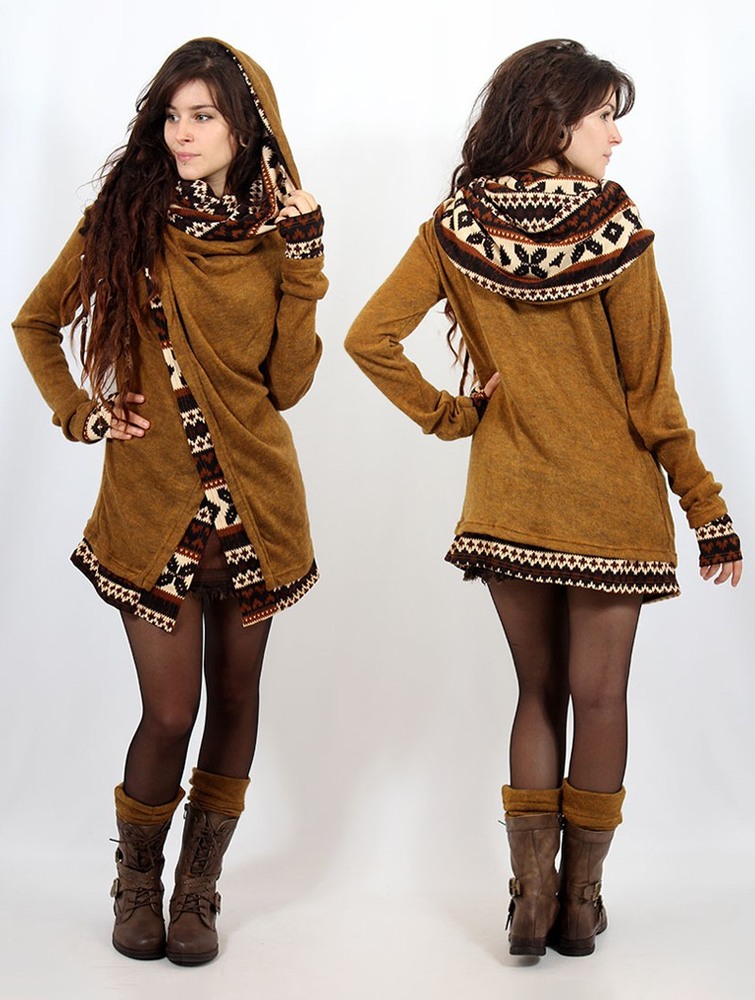 Kardigan Toonzshop Namkha Yakut Cardigan Damskie Rusty | JZBDV-9481