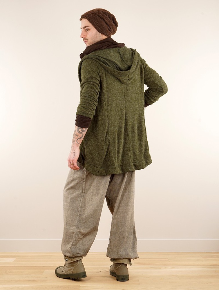 Kardigan Toonzshop Thin Shandili Cardigan Damskie Vert kaki | WFNOH-4859