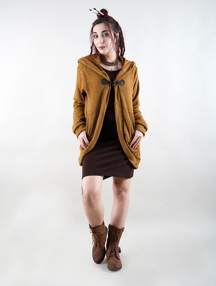 Kardigan Toonzshop Thin Shandili Cardigan Damskie Rusty | UONAB-8974