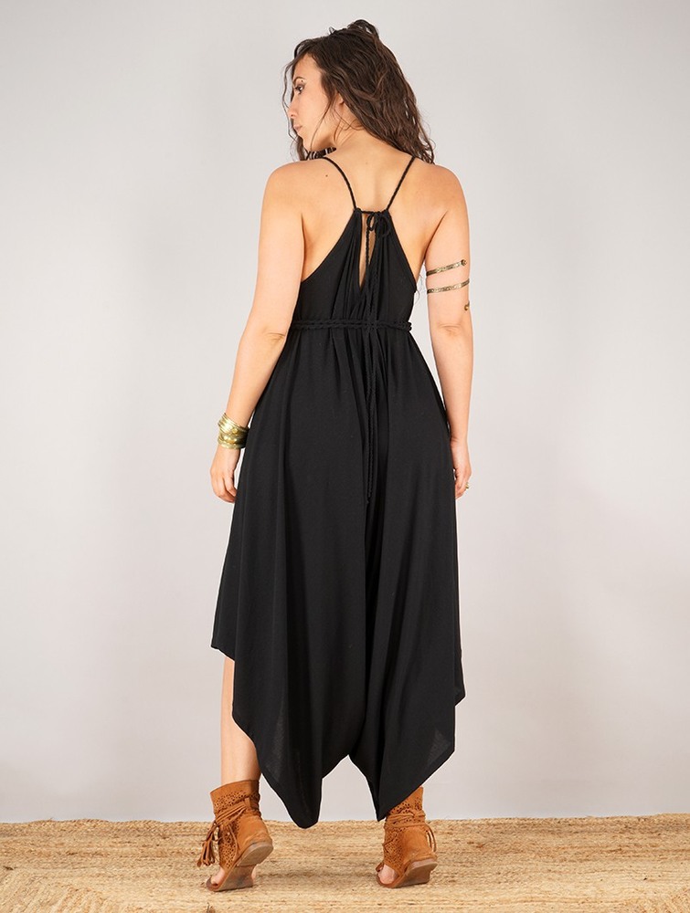 Kombinezony Długi Toonzshop Topäaz Loose And Reversible Strappy Jumpsuit Damskie Czarne | SWEYU-4670