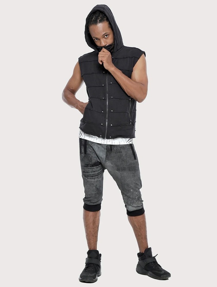 Kurtki Toonzshop Moli Sleeveless Jacket Męskie Czarne | BJWKS-4328