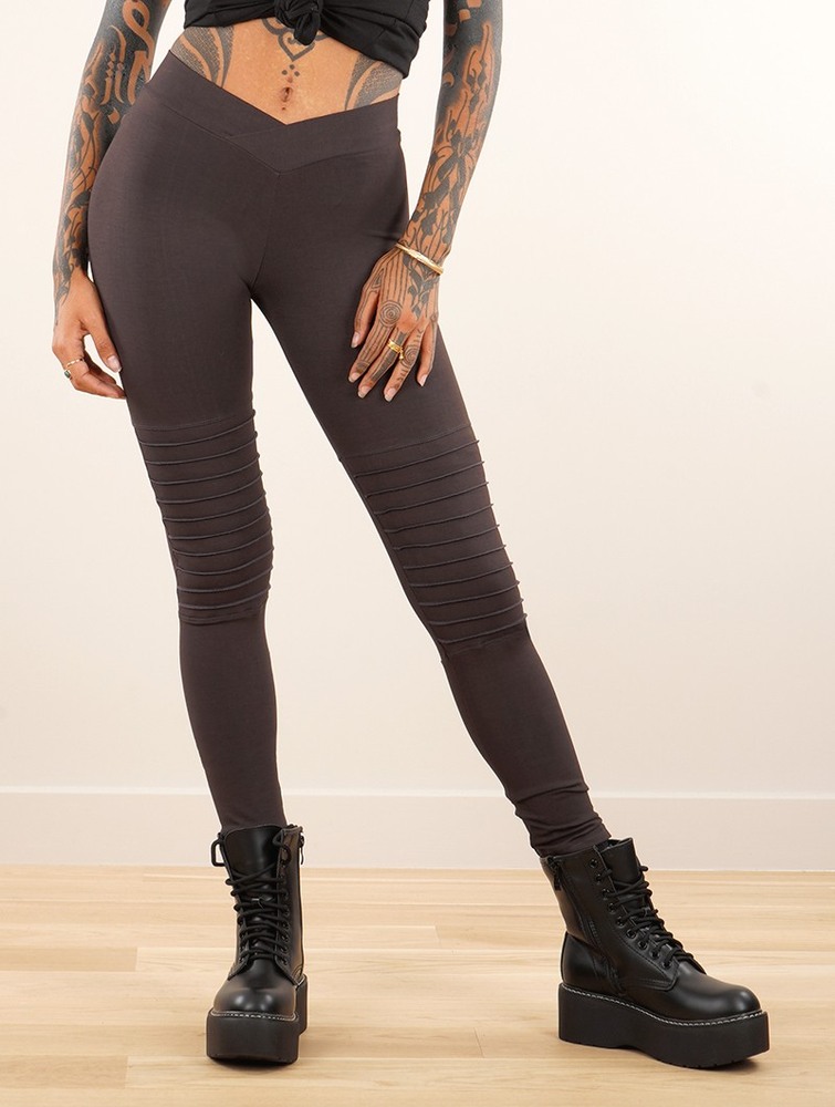 Legginsy Toonzshop Lilith Long Leggings Damskie Charcoal | TVOQN-0462