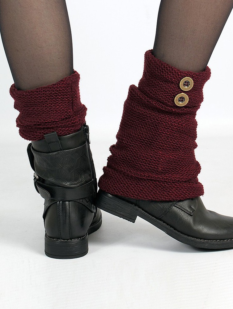 Legwarmer Toonzshop Delyäa Legwarmers Damskie Wine | WLREA-6270