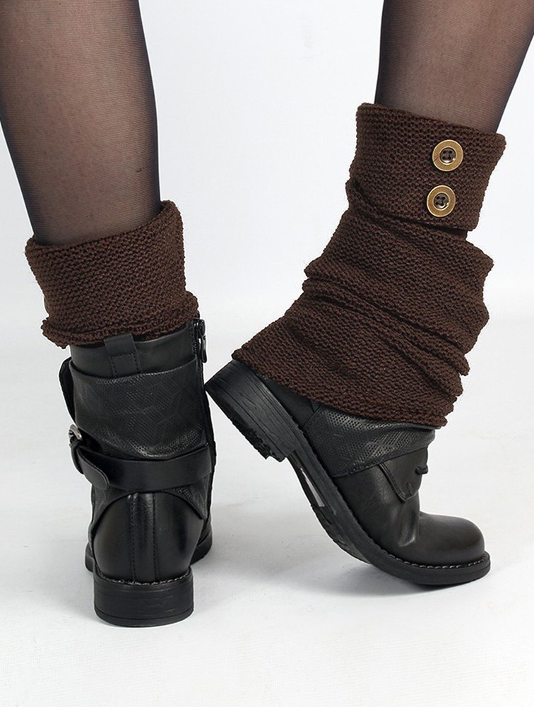 Legwarmer Toonzshop Delyäa Legwarmers Damskie Brązowe | GVFXT-3608