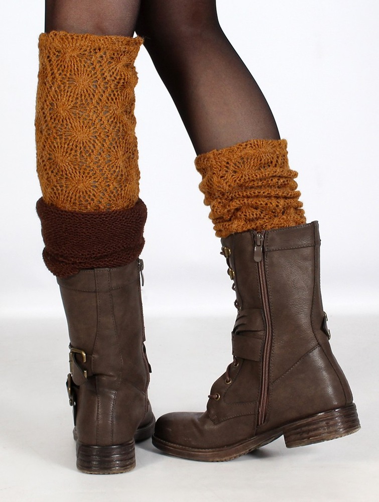 Legwarmer Toonzshop Naïlo Crochet Legwarmer Damskie Rusty | FHCTK-3780