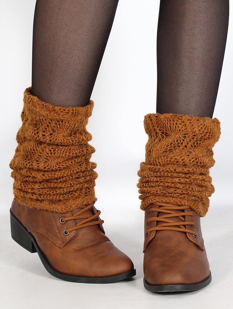 Legwarmer Toonzshop Naïlo Crochet Legwarmer Damskie Rusty | FHCTK-3780