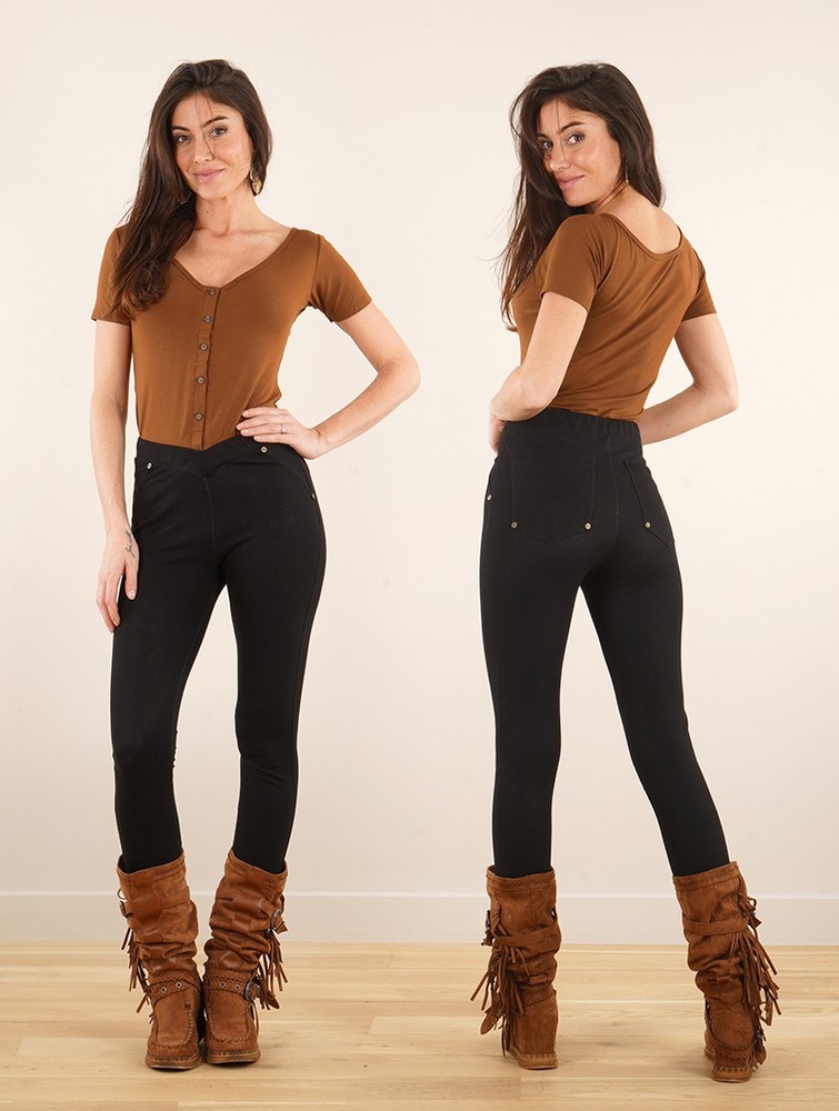 Najfatalniejszy Toonzshop Rakshasa Buttoned Top Damskie Caramel | AFGTQ-7316