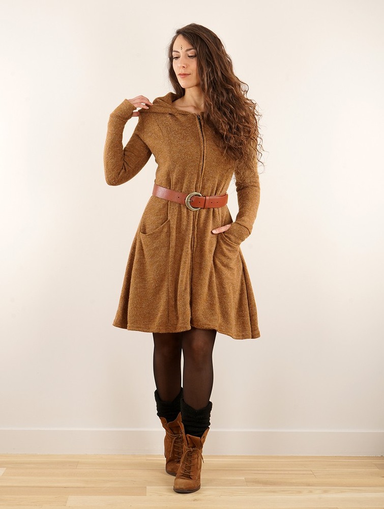 Płaszcze Toonzshop Enchantress Hooded Coat Damskie Rusty | ILDQG-5964