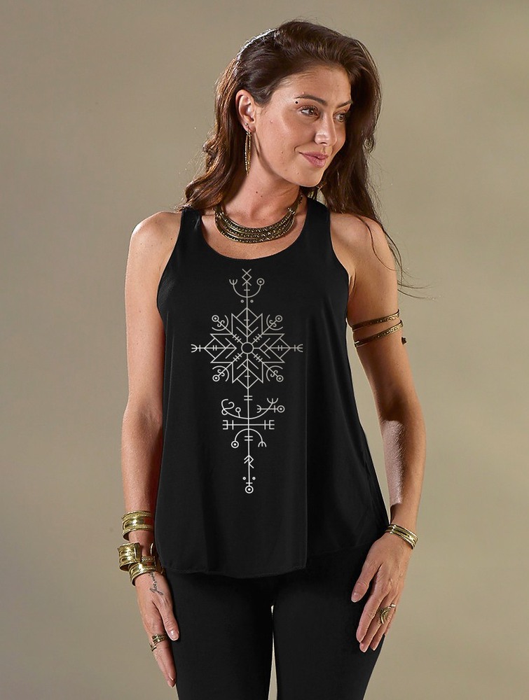 Podkoszulka Toonzshop Freyja Printed Tank Top Damskie | PZXTI-6928