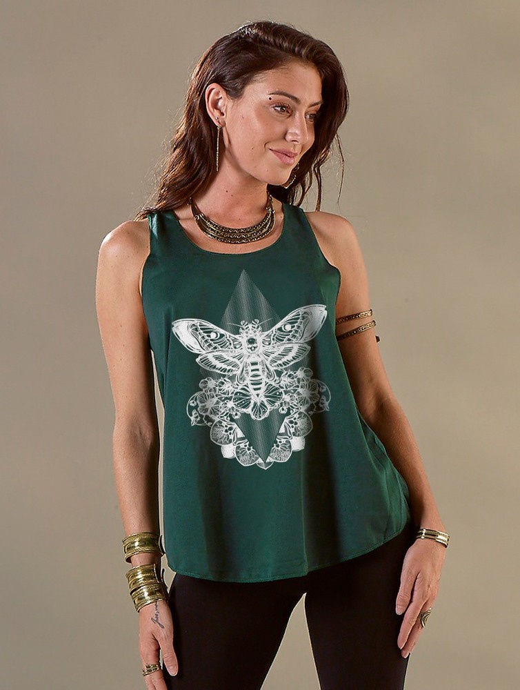 Podkoszulka Toonzshop Sunstra Sphynx Printed Tank Top Damskie | AZYDW-2561