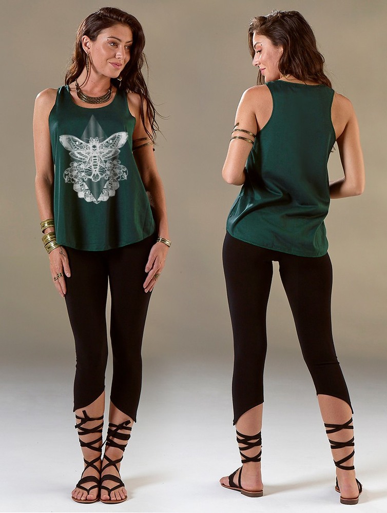 Podkoszulka Toonzshop Sunstra Sphynx Printed Tank Top Damskie | AZYDW-2561