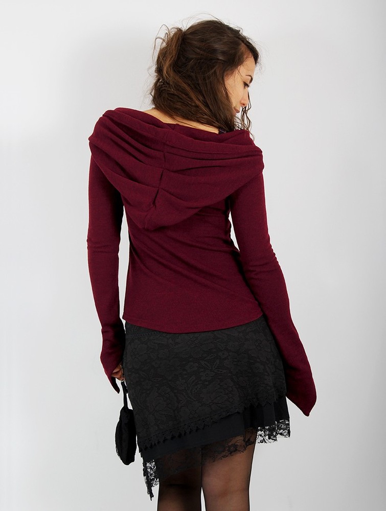 Pulower Toonzshop Karmäa Pullover Damskie Wine | SUTKJ-2769