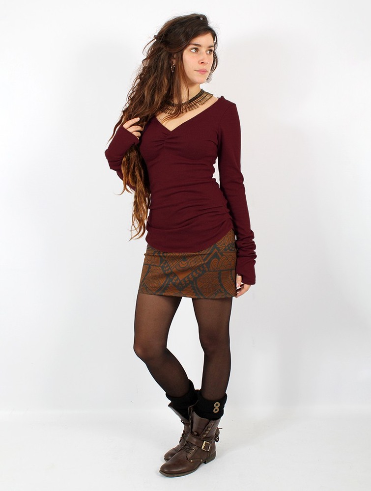 Pulower Toonzshop Nikkäa Pullover Damskie Wine | IVNQC-9370