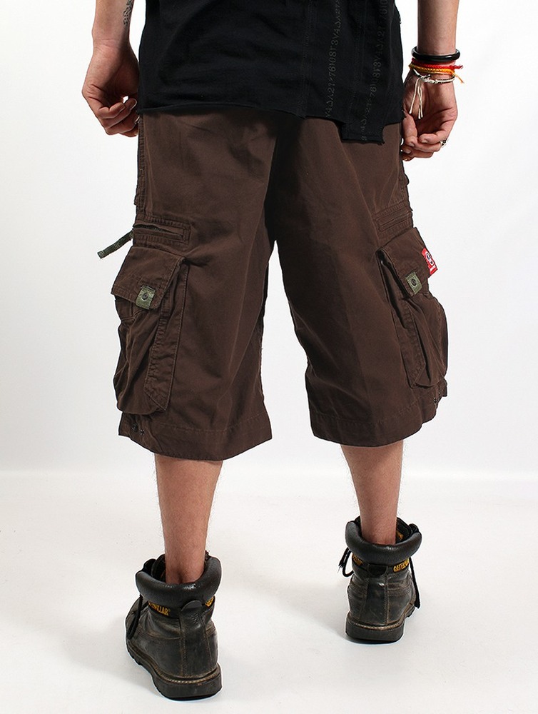 Spodenki Toonzshop Molecule Cargo Shorts 45020 Męskie Brązowe | CBKLQ-1856