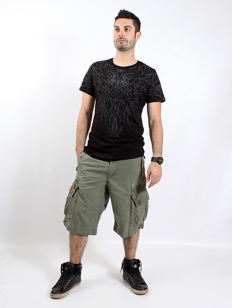 Spodenki Toonzshop Molecule Cargo Shorts 45020 Męskie Zielone | HASQB-2738