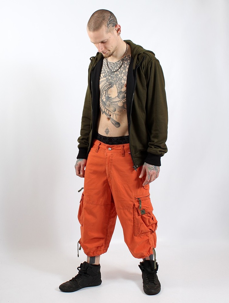 Spodnie Toonzshop 3/4 Molecule Cargo Pants 45056 Męskie Pomarańczowe | FWMJO-5432