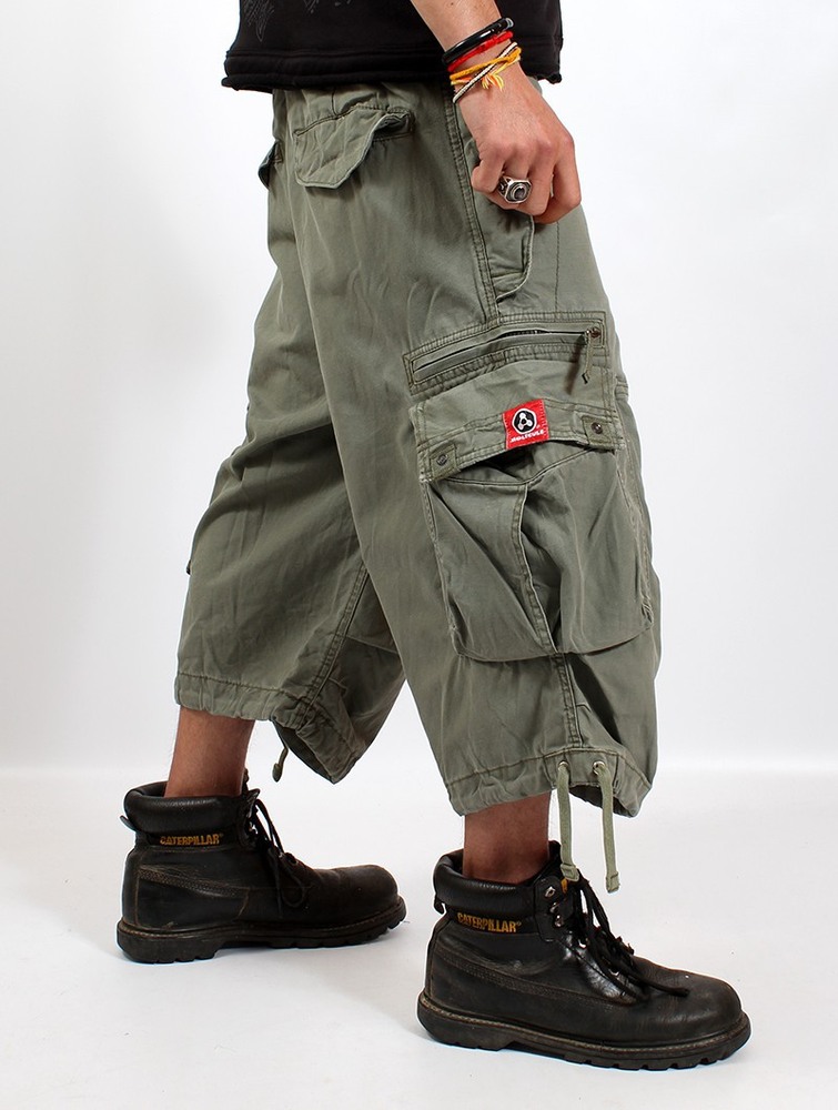 Spodnie Toonzshop 3/4 Molecule Cargo Pants 45056 Męskie Zielone | UYCEX-5206