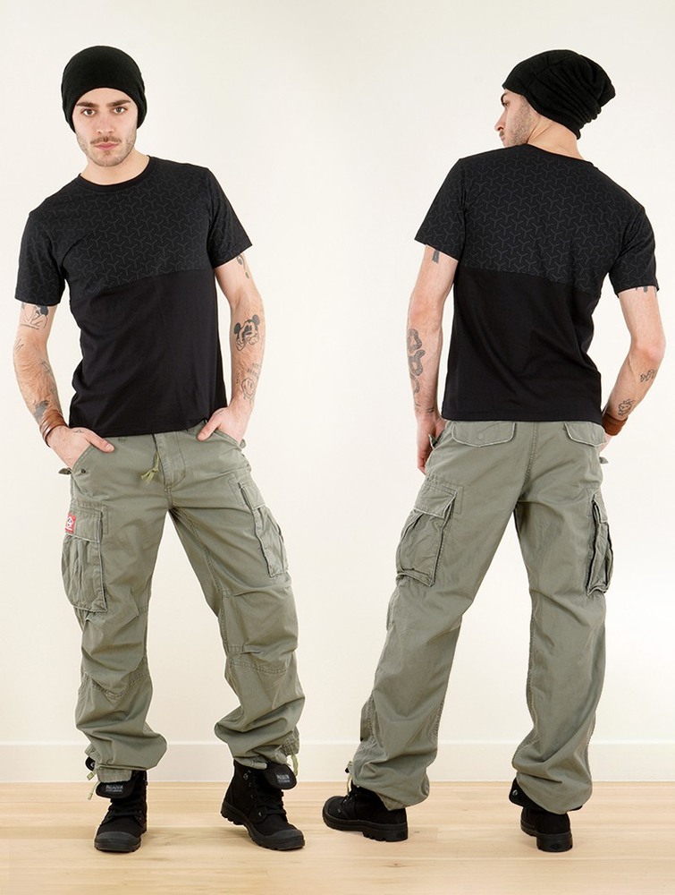 Spodnie Toonzshop Molecule Cargo Pants 45030 Męskie Zielone | VZHPA-2196