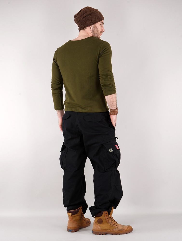 Spodnie Toonzshop Molecule Cargo Pants 45019 Męskie Czarne | SFQXA-0317