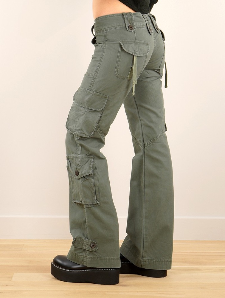 Spodnie Toonzshop Molecule Cargo Pants 45062 Damskie Zielone | QFRBY-9045