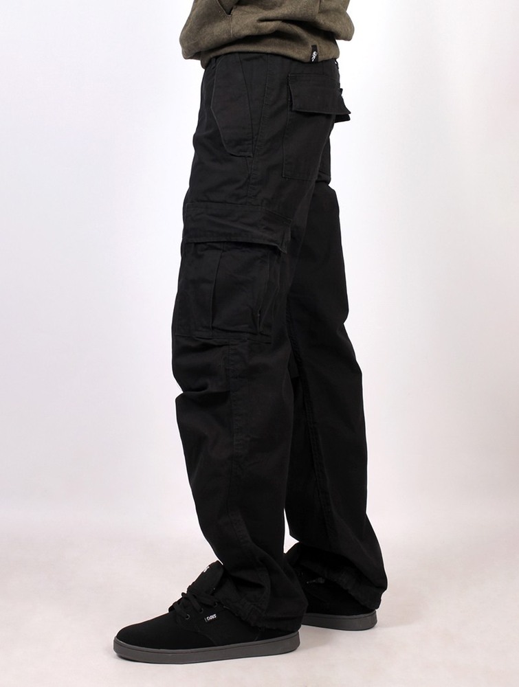 Spodnie Toonzshop Molecule Gender Neutral Baggy Cargo Pants Damskie Czarne | XYELF-0512