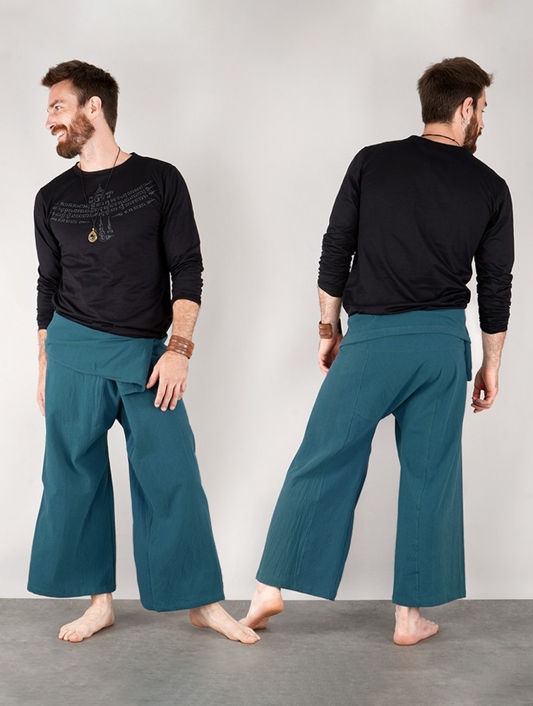 Spodnie Toonzshop Thaï Gender Neutral Fishermen Pants Męskie Many colours available | ZODCS-3195