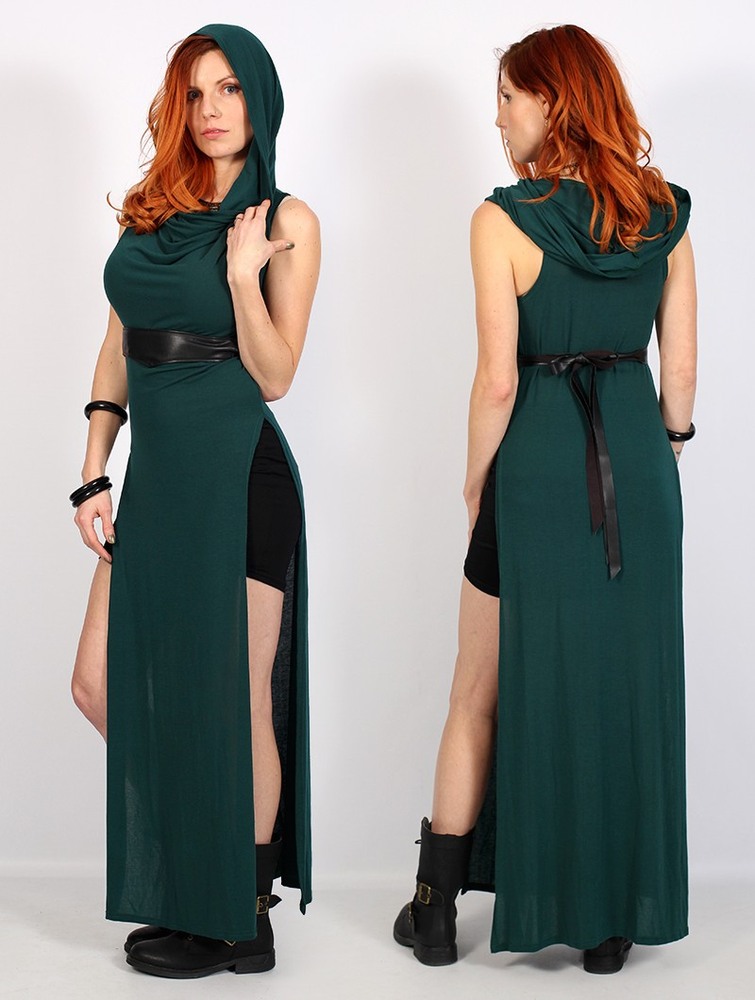 Sukienka Toonzshop Nephilim Long Slit Dress Damskie Paw | HUECW-5674