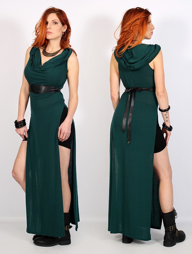 Sukienka Toonzshop Nephilim Long Slit Dress Damskie Paw | HUECW-5674