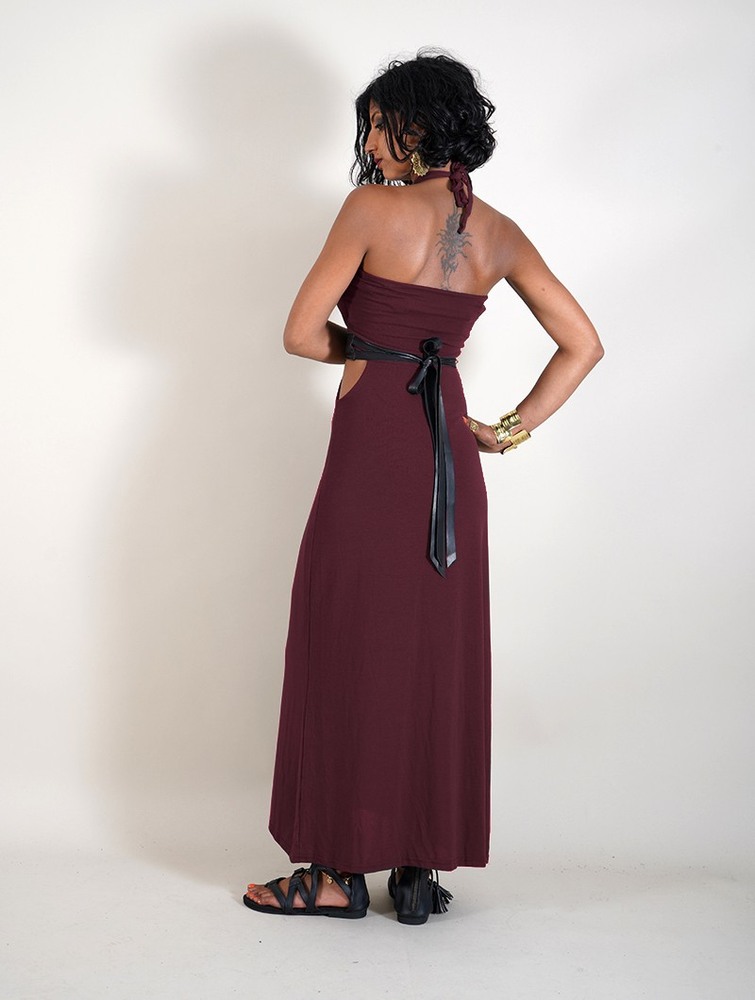 Sukienka Toonzshop Sheherazade Long Dress Damskie Wine | YROLG-4083