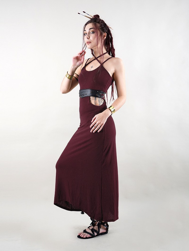 Sukienka Toonzshop Sheherazade Long Dress Damskie Wine | YROLG-4083