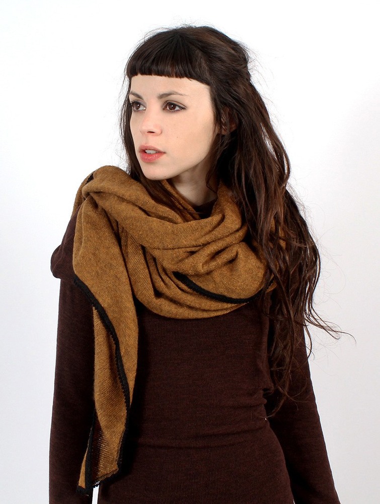 Szalik Toonzshop Zahïoo Shawl-scarf Damskie Brązowe | YVBEX-7502